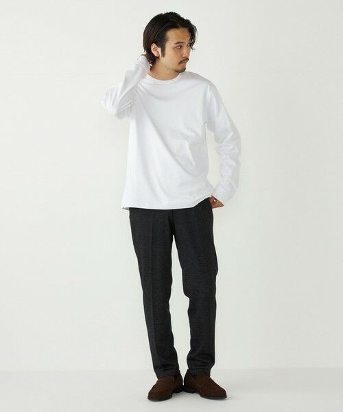 SHIPS / シップス Tシャツ | SHIPS Colors:シルケット コットン クルーネック ロンT | 詳細7