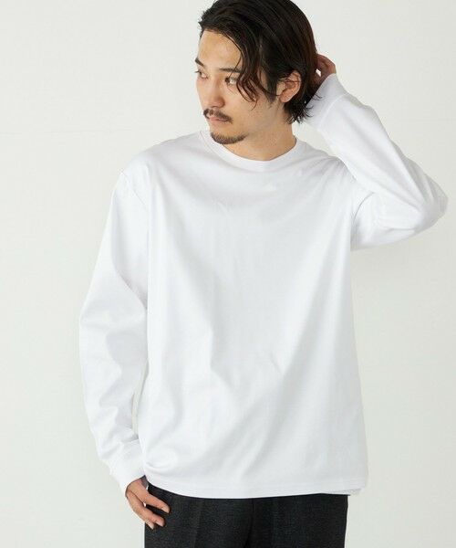 SHIPS / シップス Tシャツ | SHIPS Colors:シルケット コットン クルーネック ロンT | 詳細9