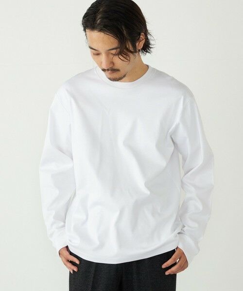 SHIPS / シップス Tシャツ | SHIPS Colors:シルケット コットン クルーネック ロンT | 詳細10