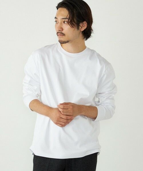 SHIPS / シップス Tシャツ | SHIPS Colors:シルケット コットン クルーネック ロンT | 詳細11