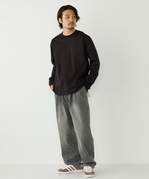 SHIPS / シップス Tシャツ | SHIPS Colors:シルケット コットン クルーネック ロンT | 詳細30