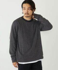 SHIPS / シップス Tシャツ | SHIPS Colors:〈手洗い可能〉ニットライク ロングスリーブ Tシャツ (ロンT)