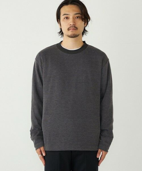 SHIPS / シップス Tシャツ | SHIPS Colors:〈手洗い可能〉ニットライク ロングスリーブ Tシャツ (ロンT) | 詳細10