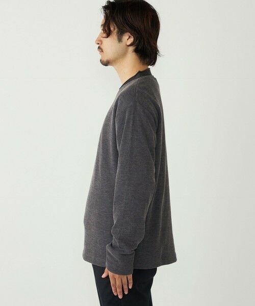 SHIPS / シップス Tシャツ | SHIPS Colors:〈手洗い可能〉ニットライク ロングスリーブ Tシャツ (ロンT) | 詳細11