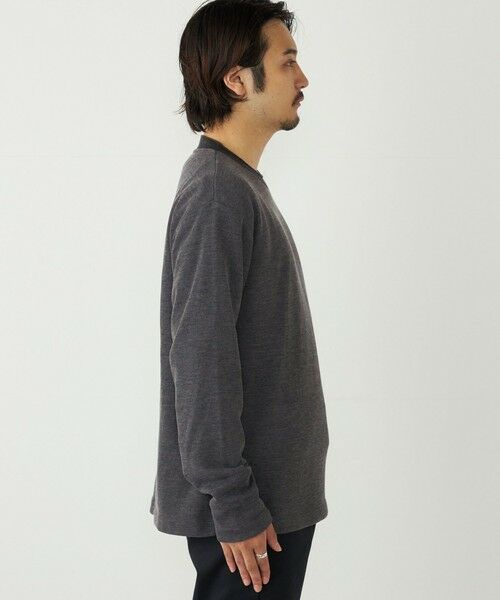 SHIPS / シップス Tシャツ | SHIPS Colors:〈手洗い可能〉ニットライク ロングスリーブ Tシャツ (ロンT) | 詳細13