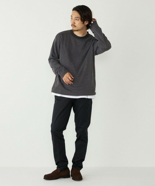 SHIPS / シップス Tシャツ | SHIPS Colors:〈手洗い可能〉ニットライク ロングスリーブ Tシャツ (ロンT) | 詳細17