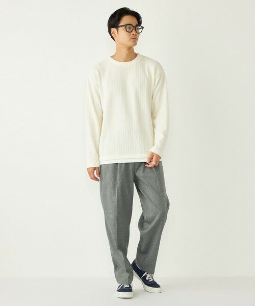 SHIPS / シップス Tシャツ | SHIPS Colors:モール フェイクレイヤード ロンT | 詳細3