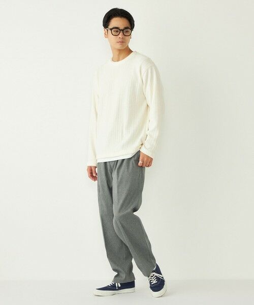 SHIPS / シップス Tシャツ | SHIPS Colors:モール フェイクレイヤード ロンT | 詳細7