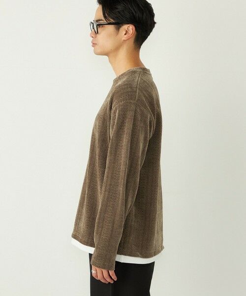 SHIPS / シップス Tシャツ | SHIPS Colors:モール フェイクレイヤード ロンT | 詳細16