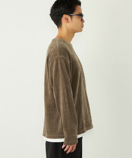 SHIPS / シップス Tシャツ | SHIPS Colors:モール フェイクレイヤード ロンT | 詳細18