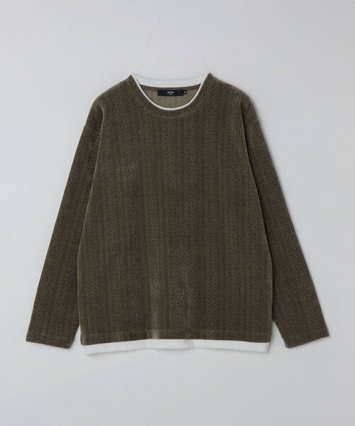 SHIPS / シップス Tシャツ | SHIPS Colors:モール フェイクレイヤード ロンT | 詳細8