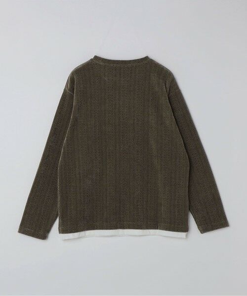 SHIPS / シップス Tシャツ | SHIPS Colors:モール フェイクレイヤード ロンT | 詳細9