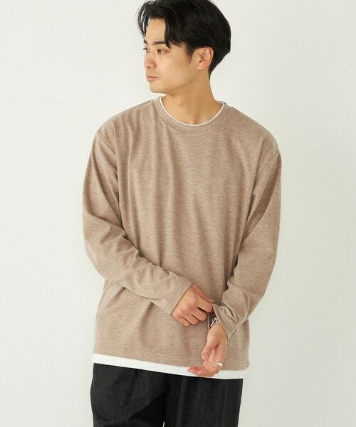 SHIPS / シップス Tシャツ | SHIPS Colors:サカリバ フェイクレイヤード ロンT | 詳細11