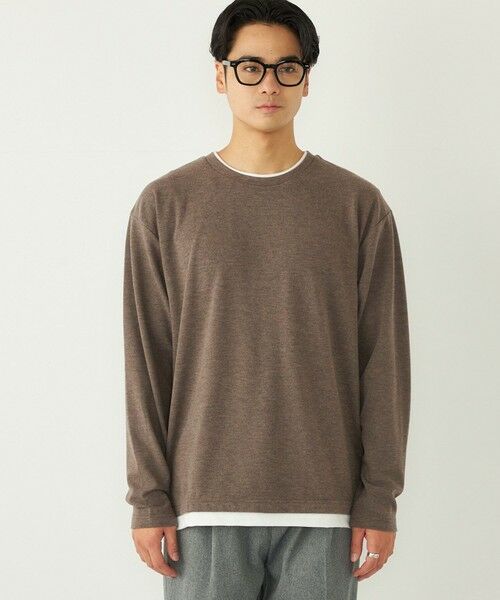 SHIPS / シップス Tシャツ | SHIPS Colors:サカリバ フェイクレイヤード ロンT | 詳細19