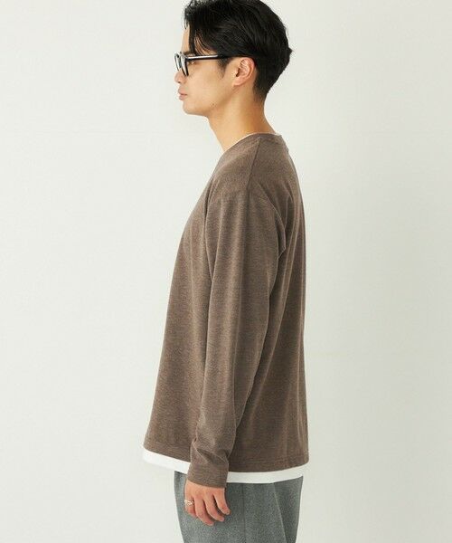 SHIPS / シップス Tシャツ | SHIPS Colors:サカリバ フェイクレイヤード ロンT | 詳細20