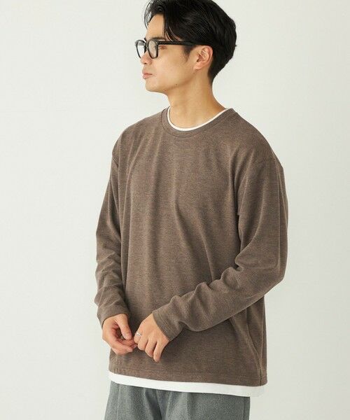 SHIPS / シップス Tシャツ | SHIPS Colors:サカリバ フェイクレイヤード ロンT | 詳細24