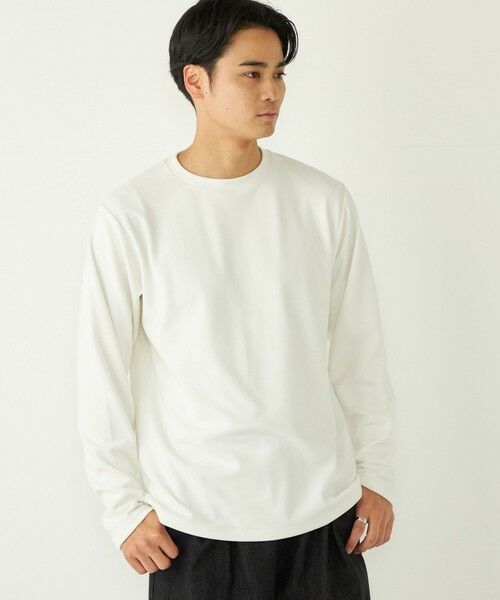 SHIPS / シップス Tシャツ | SHIPS Colors:〈吸水速乾〉スムース 微起毛 クルーネック ロンT | 詳細5