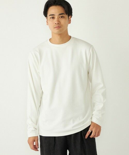 SHIPS / シップス Tシャツ | SHIPS Colors:〈吸水速乾〉スムース 微起毛 クルーネック ロンT | 詳細6