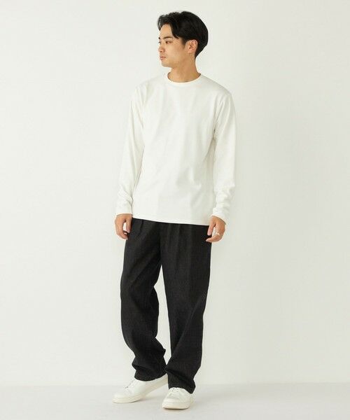 SHIPS / シップス Tシャツ | SHIPS Colors:〈吸水速乾〉スムース 微起毛 クルーネック ロンT | 詳細7