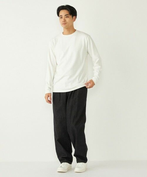 SHIPS / シップス Tシャツ | SHIPS Colors:〈吸水速乾〉スムース 微起毛 クルーネック ロンT | 詳細8