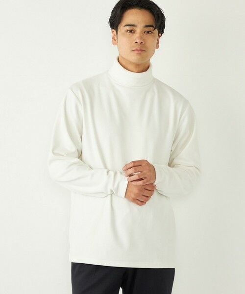 SHIPS / シップス Tシャツ | SHIPS Colors:〈吸水速乾〉スムース 微起毛 タートルネック ロンT | 詳細5