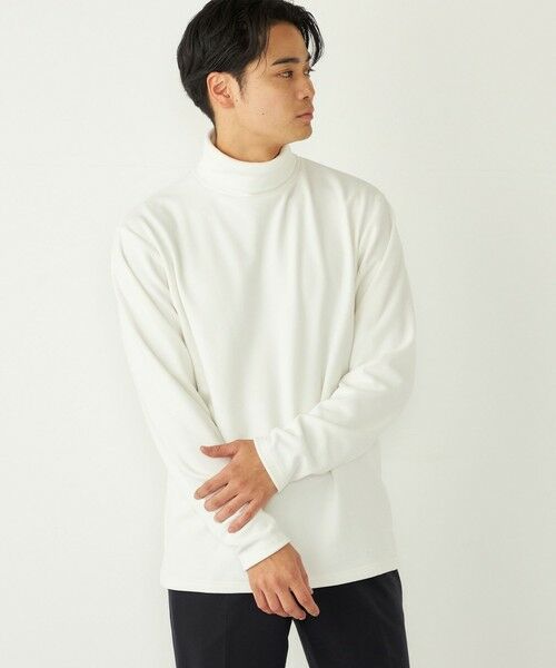 SHIPS / シップス Tシャツ | SHIPS Colors:〈吸水速乾〉スムース 微起毛 タートルネック ロンT | 詳細6