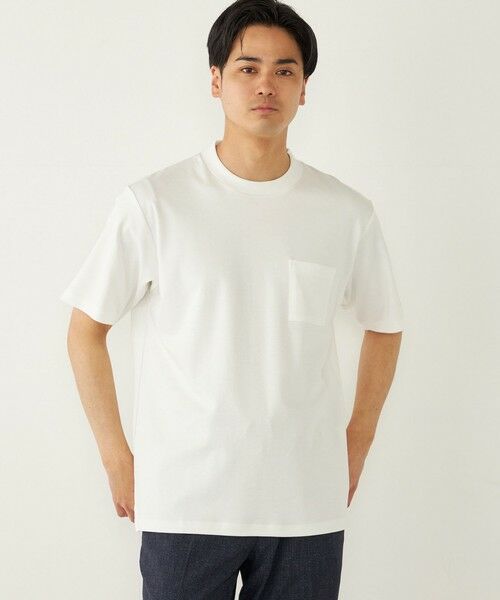 SHIPS / シップス Tシャツ | SHIPS Colors:〈抗菌防臭・接触冷感〉スムース ビズT ショートスリーブ◇ | 詳細4