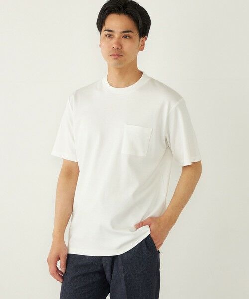 SHIPS / シップス Tシャツ | SHIPS Colors:〈抗菌防臭・接触冷感〉スムース ビズT ショートスリーブ◇ | 詳細5