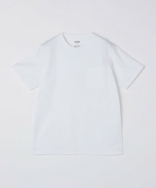 SHIPS / シップス Tシャツ | SHIPS Colors:〈接触冷感〉シルケット コットン クルーネック TEE◇ | 詳細1