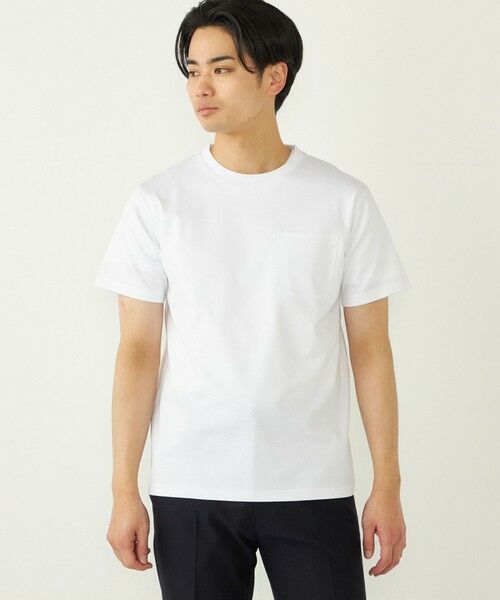 SHIPS / シップス Tシャツ | SHIPS Colors:〈接触冷感〉シルケット コットン クルーネック TEE◇ | 詳細5