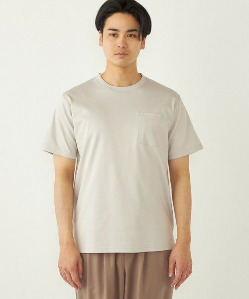 SHIPS / シップス Tシャツ | SHIPS Colors:〈接触冷感〉シルケット コットン クルーネック TEE◇ | 詳細15