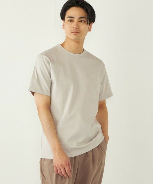 SHIPS / シップス Tシャツ | SHIPS Colors:〈接触冷感〉シルケット コットン クルーネック TEE◇ | 詳細20