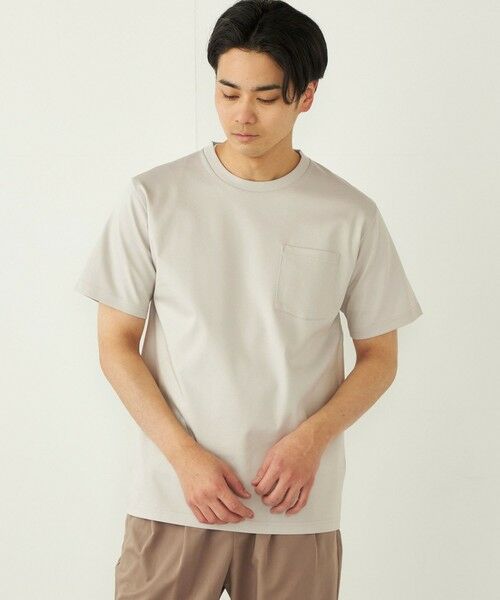 SHIPS / シップス Tシャツ | SHIPS Colors:〈接触冷感〉シルケット コットン クルーネック TEE◇ | 詳細21