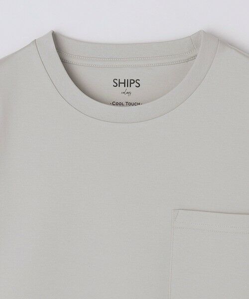 SHIPS / シップス Tシャツ | SHIPS Colors:〈接触冷感〉シルケット コットン クルーネック TEE◇ | 詳細10