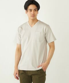 SHIPS / シップス Tシャツ | SHIPS Colors:〈接触冷感〉シルケット コットン Vネック TEE◇