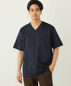 SHIPS / シップス Tシャツ | SHIPS Colors:〈接触冷感〉シルケット コットン Vネック TEE◇