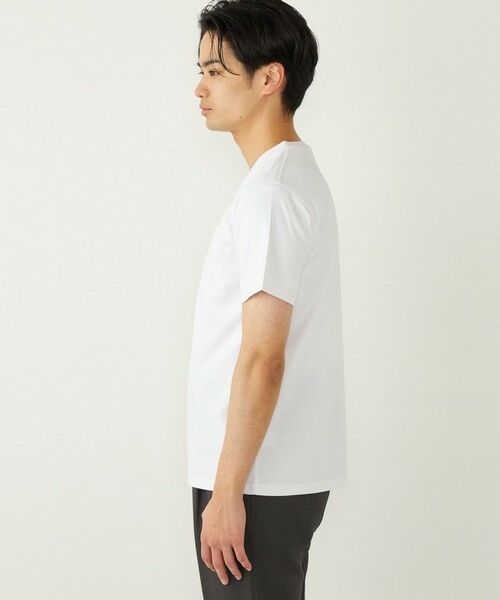SHIPS / シップス Tシャツ | SHIPS Colors:〈接触冷感〉シルケット コットン Vネック TEE◇ | 詳細4