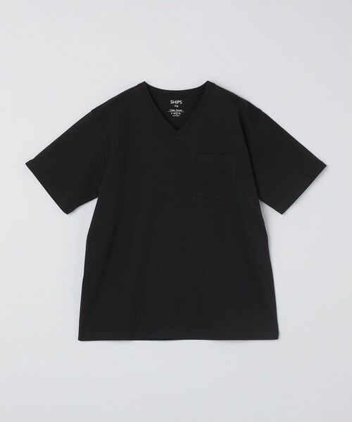 SHIPS / シップス Tシャツ | SHIPS Colors:〈接触冷感〉シルケット コットン Vネック TEE◇ | 詳細24