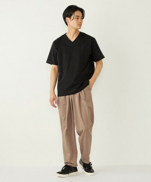 SHIPS / シップス Tシャツ | SHIPS Colors:〈接触冷感〉シルケット コットン Vネック TEE◇ | 詳細29