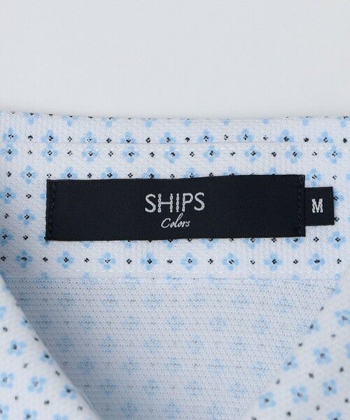 SHIPS / シップス Tシャツ | SHIPS Colors:〈吸水速乾〉カノコ プリント ワイドカラー ポロシャツ | 詳細3