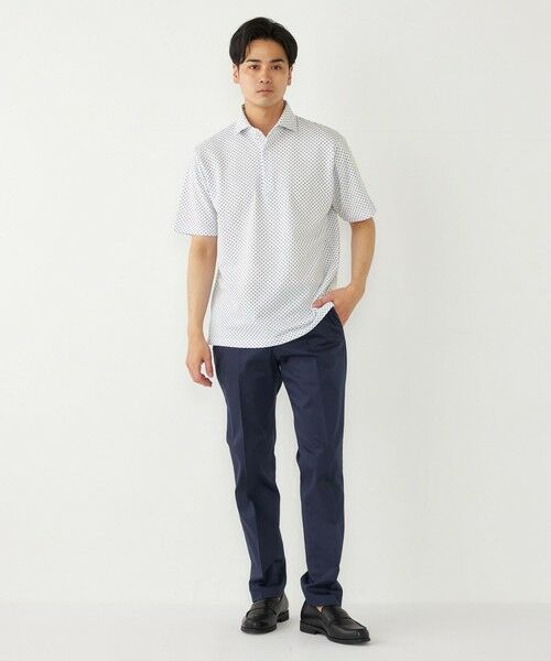 SHIPS / シップス Tシャツ | SHIPS Colors:〈吸水速乾〉カノコ プリント ワイドカラー ポロシャツ | 詳細14