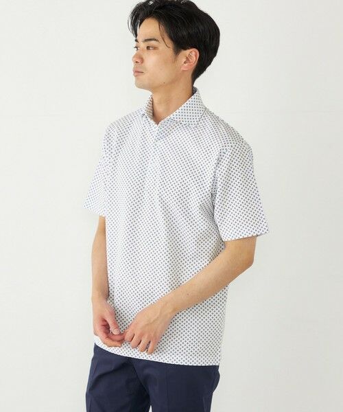 SHIPS / シップス Tシャツ | SHIPS Colors:〈吸水速乾〉カノコ プリント ワイドカラー ポロシャツ | 詳細16