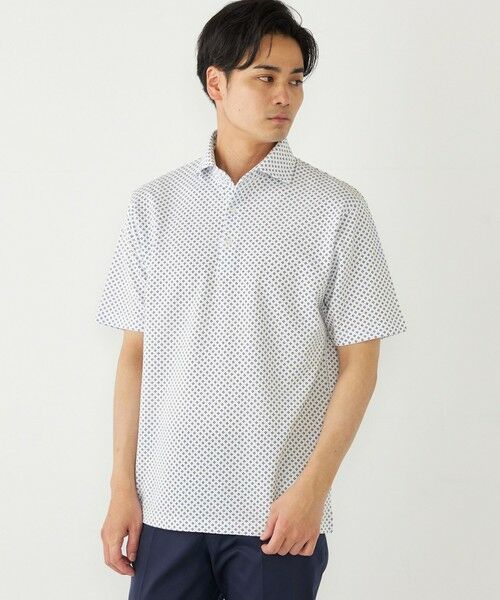 SHIPS / シップス Tシャツ | SHIPS Colors:〈吸水速乾〉カノコ プリント ワイドカラー ポロシャツ | 詳細17