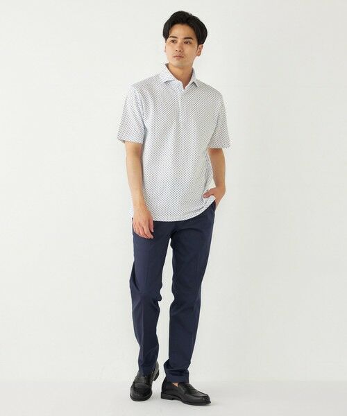 SHIPS / シップス Tシャツ | SHIPS Colors:〈吸水速乾〉カノコ プリント ワイドカラー ポロシャツ | 詳細18