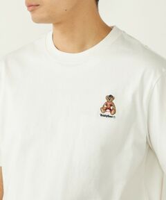SHIPS / シップス Tシャツ | SHIPS Colors: TeddyBear(R) プリント & ステッチ Tシャツ◇