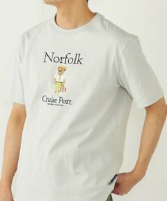 SHIPS / シップス Tシャツ | SHIPS Colors: TeddyBear(R) プリント & ステッチ Tシャツ◇