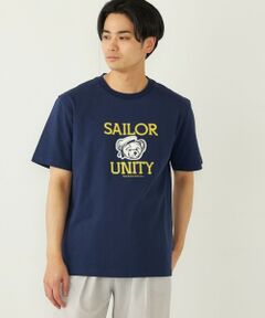 SHIPS / シップス Tシャツ | SHIPS Colors: TeddyBear(R) プリント & ステッチ Tシャツ◇