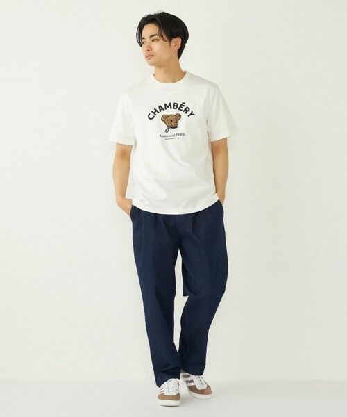 SHIPS / シップス Tシャツ | SHIPS Colors: TeddyBear(R) プリント & ステッチ Tシャツ◇ | 詳細8