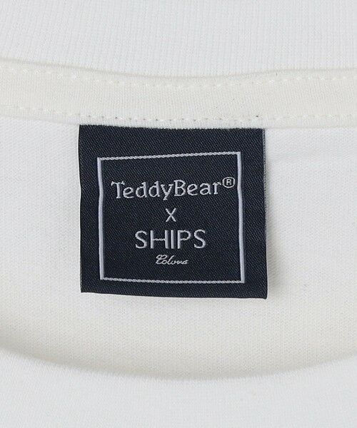 SHIPS / シップス Tシャツ | SHIPS Colors: TeddyBear(R) プリント & ステッチ Tシャツ◇ | 詳細4