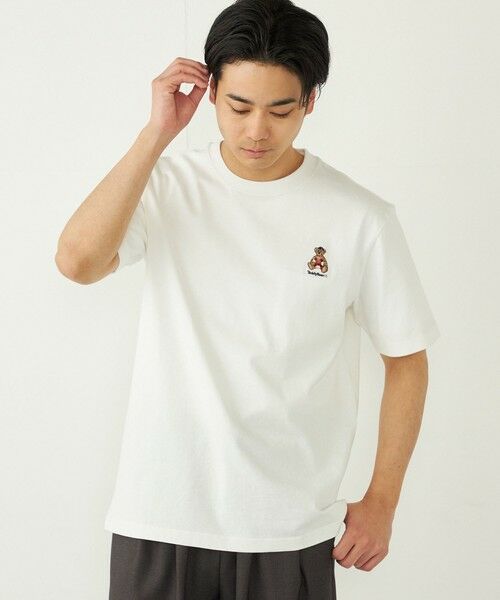 SHIPS / シップス Tシャツ | SHIPS Colors: TeddyBear(R) プリント & ステッチ Tシャツ◇ | 詳細22